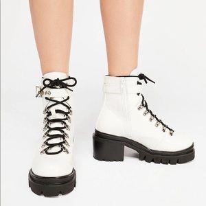 Jeffrey Campbell Czech Platform Combat Boot